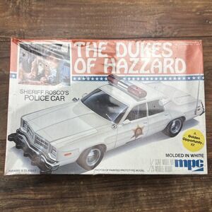 1982 MPC Dukes of Hazzard Sheriff Rosco's Police Car‎ 1:25 Model Kit NEW SEALED